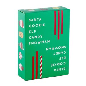 Santa Cookie Elf Candy Snowman Christmas Edition Holiday Card Game by Taco Cat Goat Cheese Pizza | Great for Stockings and White Elephant Gift | Fun for Kids, Teens, Adults, and Families | 2-8 Players