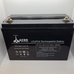 12v 100 ah Lithium Iron Phosphate (LiFePO4) Battery with Built in BMS