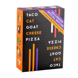 Taco Cat Goat Cheese Pizza Halloween Edition Card Game by Taco Cat Games