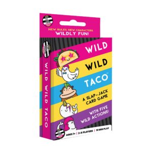 Wild Wild Taco Slap-Jack Card Game by Taco Cat Games, Ages 7+, 2-8 Players