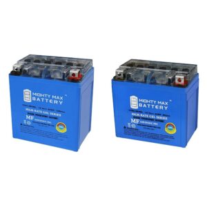 Mighty Max 12V Battery Bundle - 6 AH 100 CCA & 4 AH 80 CCA GEL Type Rechargeable Maintenance Free SLA AGM Motorcycle Batteries