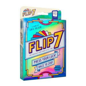 USAOPOLY Flip 7 Card Game, The Ultimate Blend of Press Your Luck Strategy