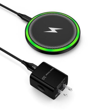 Wireless Charger Samsung S26, 15W Android Wire Less Charging Pad for Galaxy